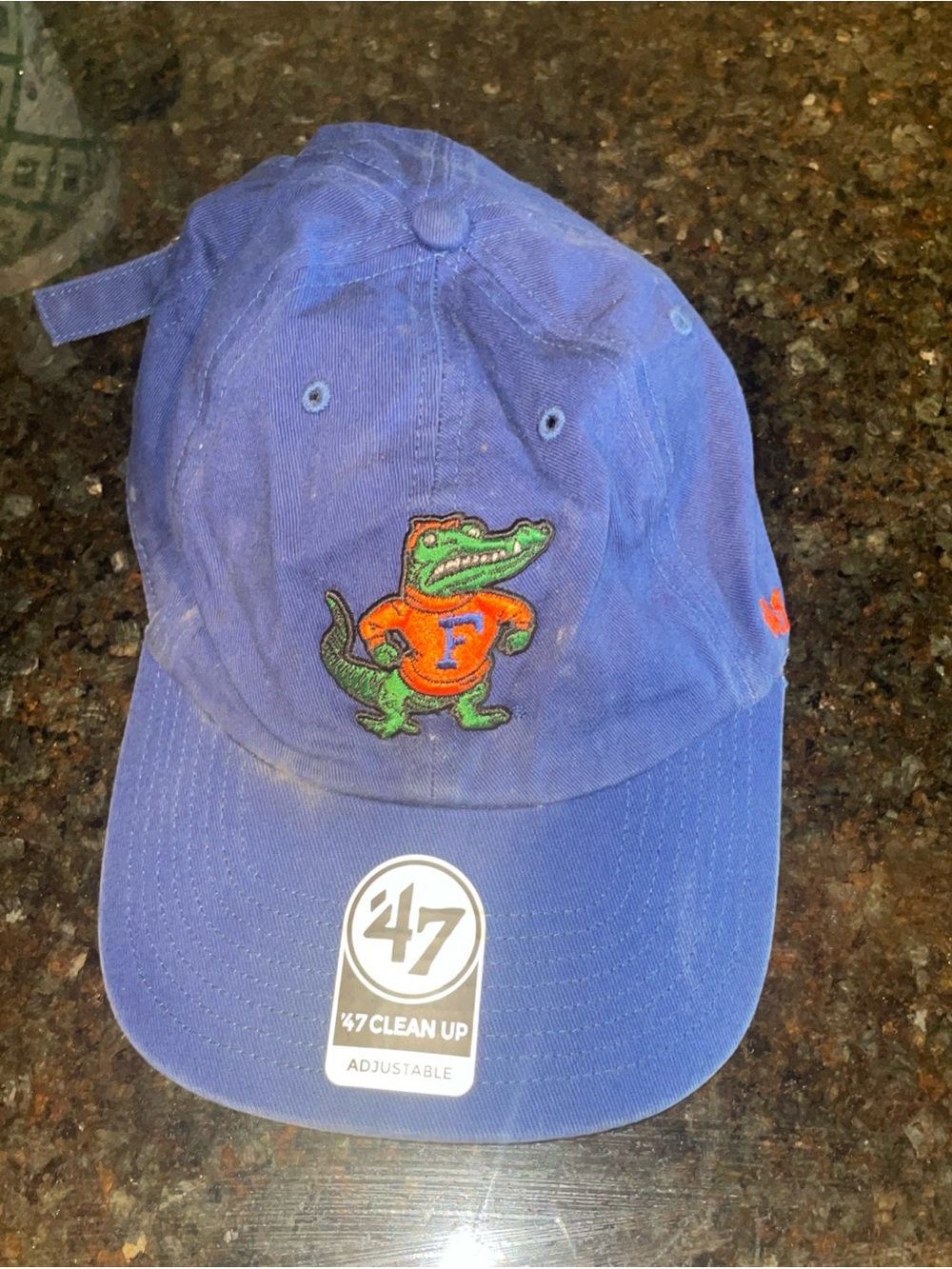 Florida Gators Hat Cap Strap Back Mens One Size Blue NCAA Football 47 Brand
